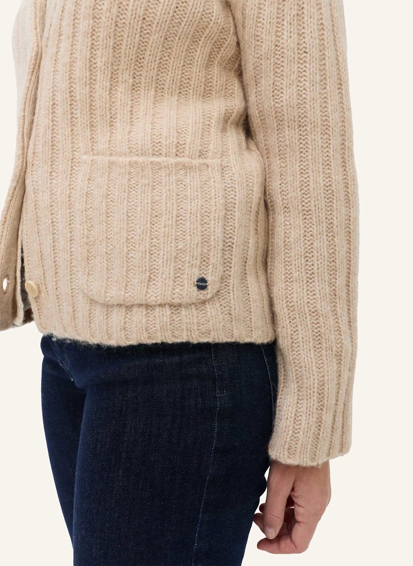 BRAX Strickjacke STYLE ANN: BEIGE