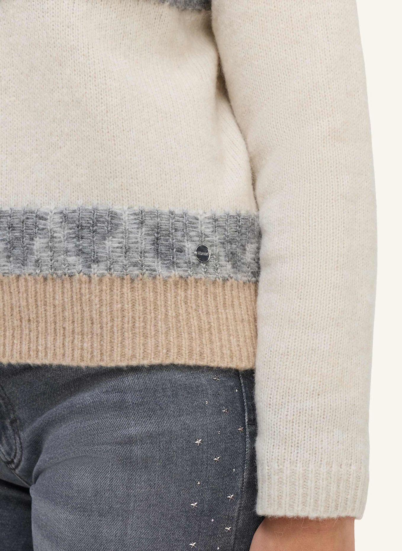 BRAX Strickpullover STYLE NALA: BEIGE
