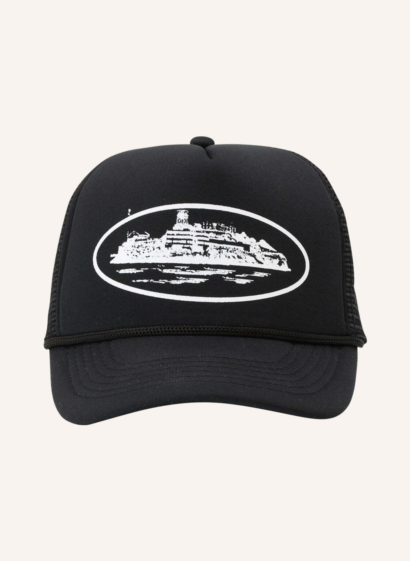 Corteiz Cap ALCATRAZ TRUCKER BY BIBO, Farbe: SCHWARZ (Bild 4)