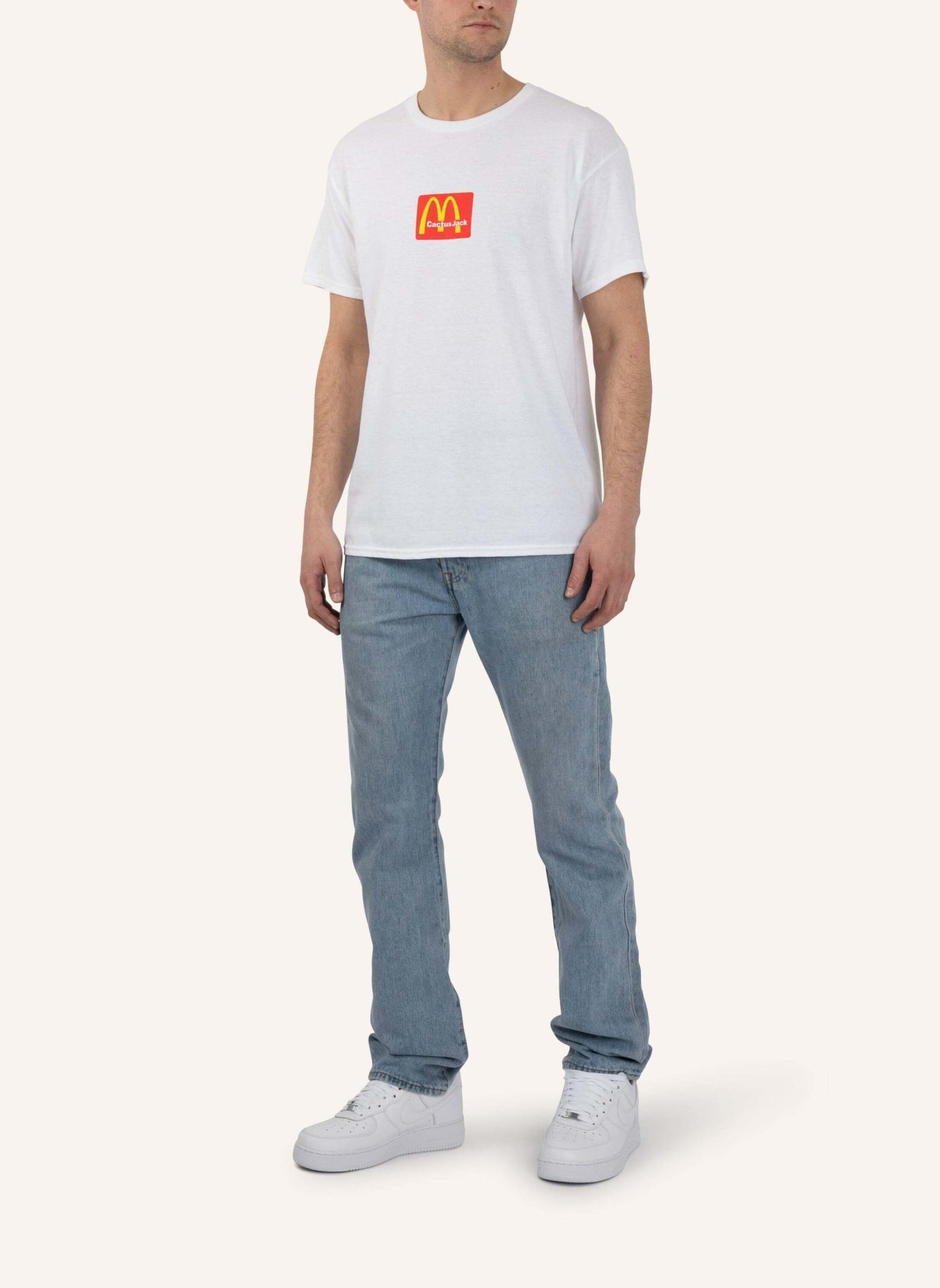 TRAVIS SCOTT T-Shirt MCDONALD'S SESAME BY BIBO, Farbe: WEISS (Bild 1)