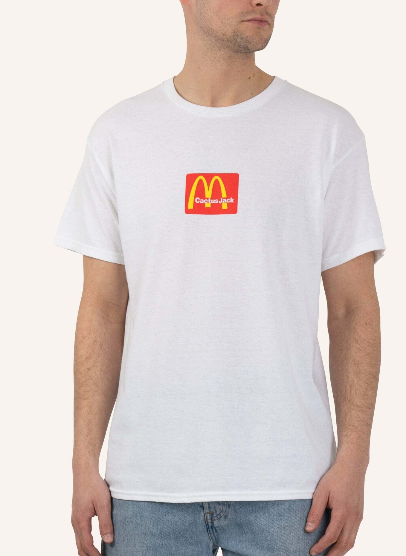 TRAVIS SCOTT T-Shirt MCDONALD'S SESAME BY BIBO, Farbe: WEISS (Bild 4)