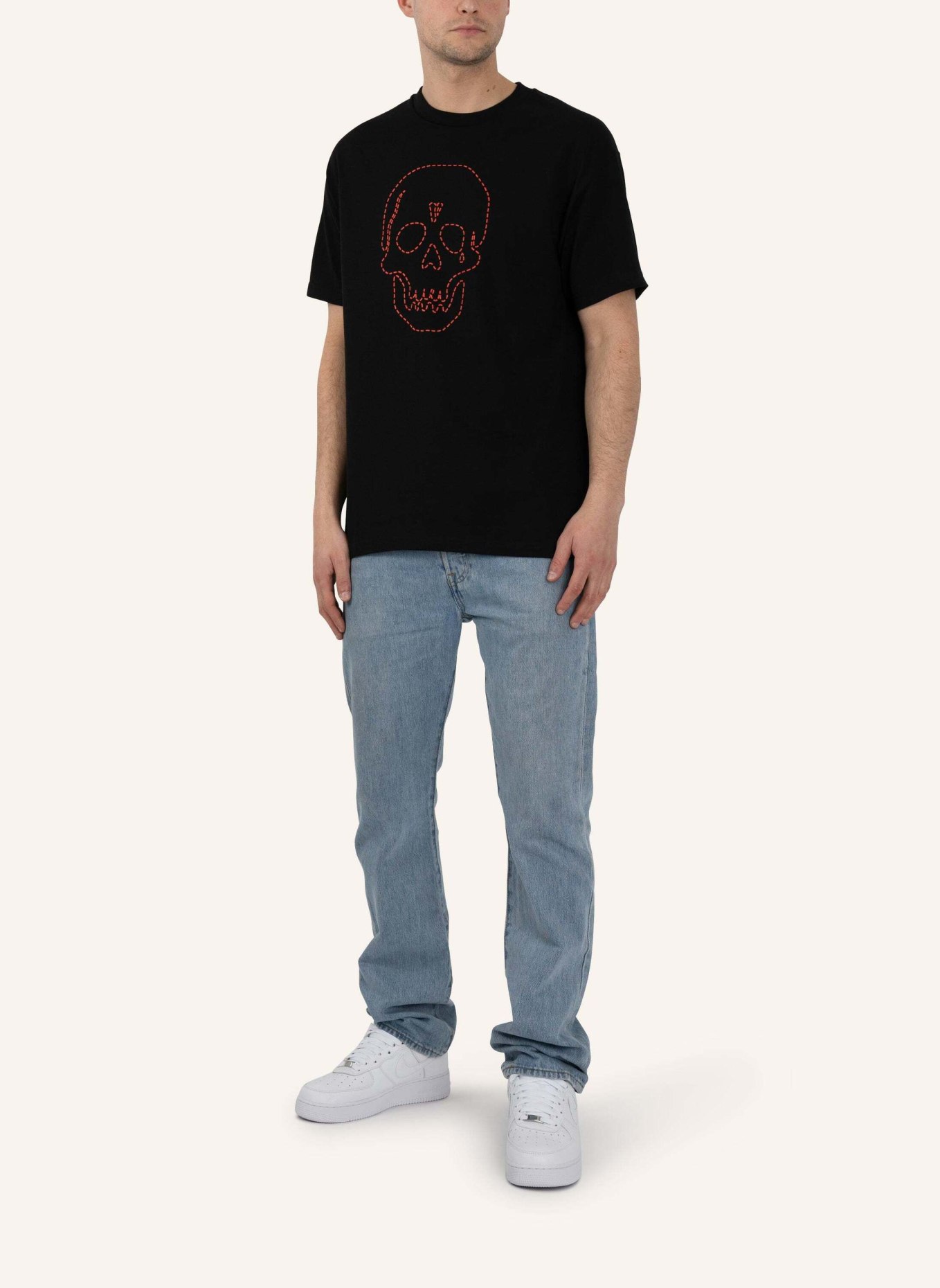 VLONE T-Shirt NEIGHBORHOOD SKULL BY BIBO, Farbe: SCHWARZ (Bild 1)