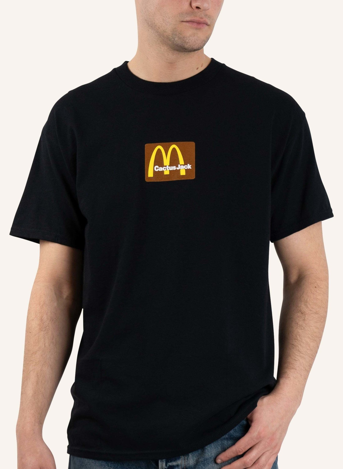 TRAVIS SCOTT T-Shirt MCDONALD'S SESAME INV BY BIBO, Farbe: SCHWARZ (Bild 4)