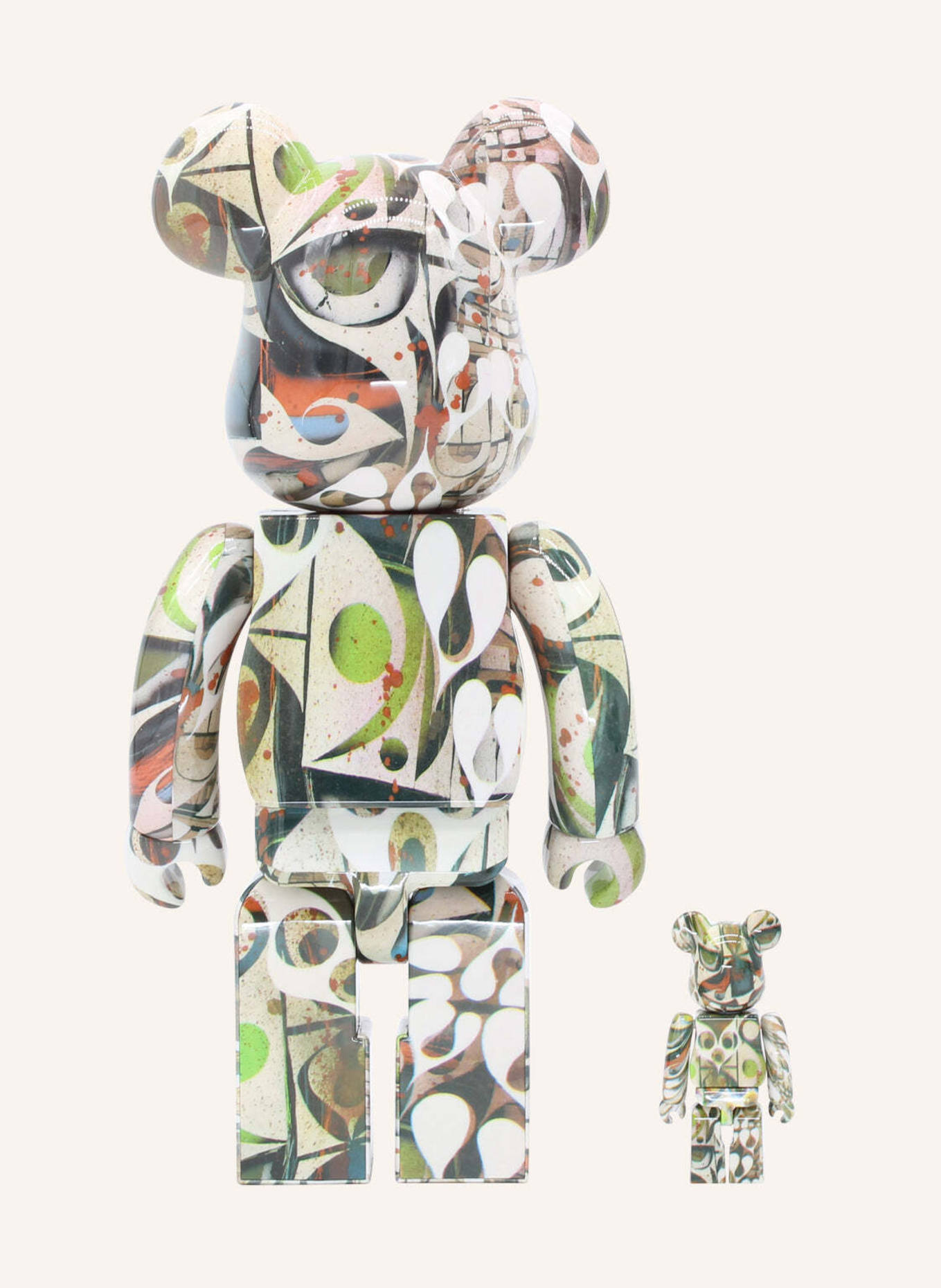 MEDICOM Figur BE@RBRICK PHIL FROST 100% + 400% SET BY BIBO, Farbe: HELLBRAUN (Bild 2)