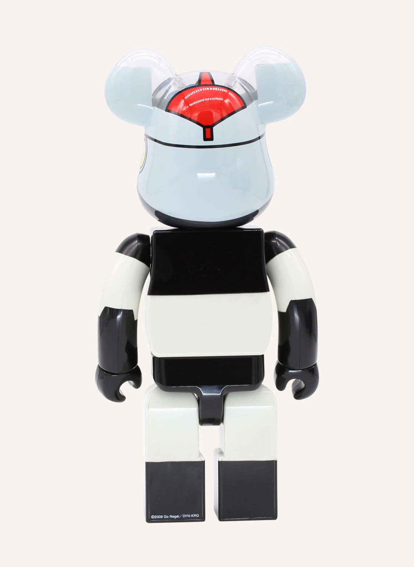 MEDICOM Figur BE@RBRICK MAZINGER Z (TRUE MAZINGER) 400% BY BIBO, Farbe: WEISS (Bild 2)