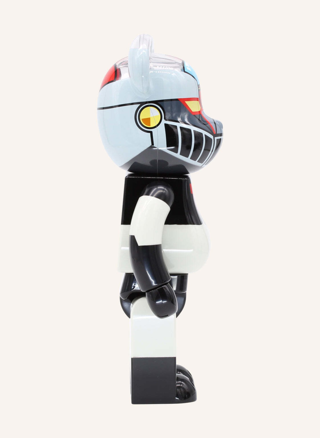 MEDICOM Figur BE@RBRICK MAZINGER Z (TRUE MAZINGER) 400% BY BIBO, Farbe: WEISS (Bild 3)