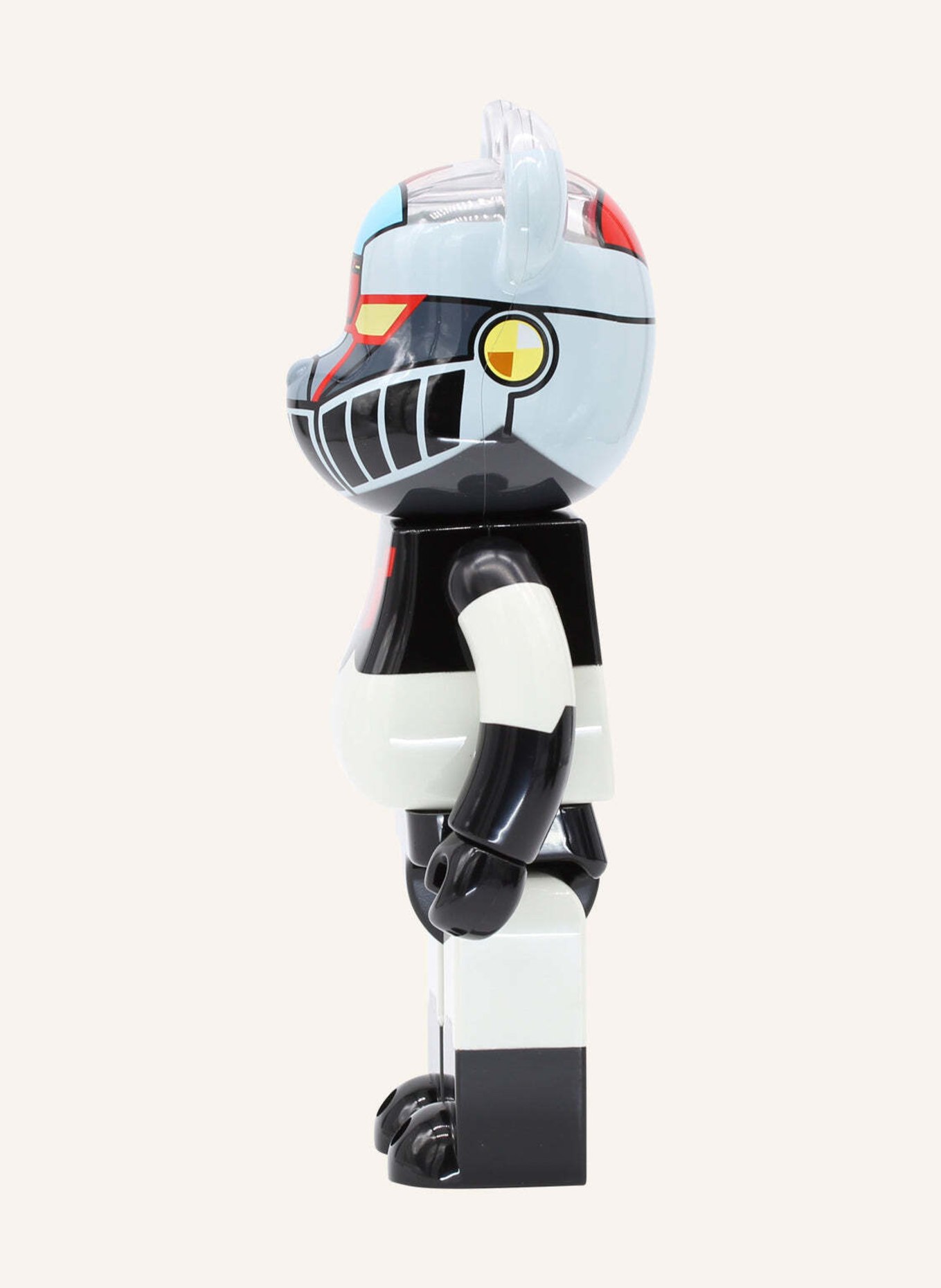 MEDICOM Figur BE@RBRICK MAZINGER Z (TRUE MAZINGER) 400% BY BIBO, Farbe: WEISS (Bild 4)