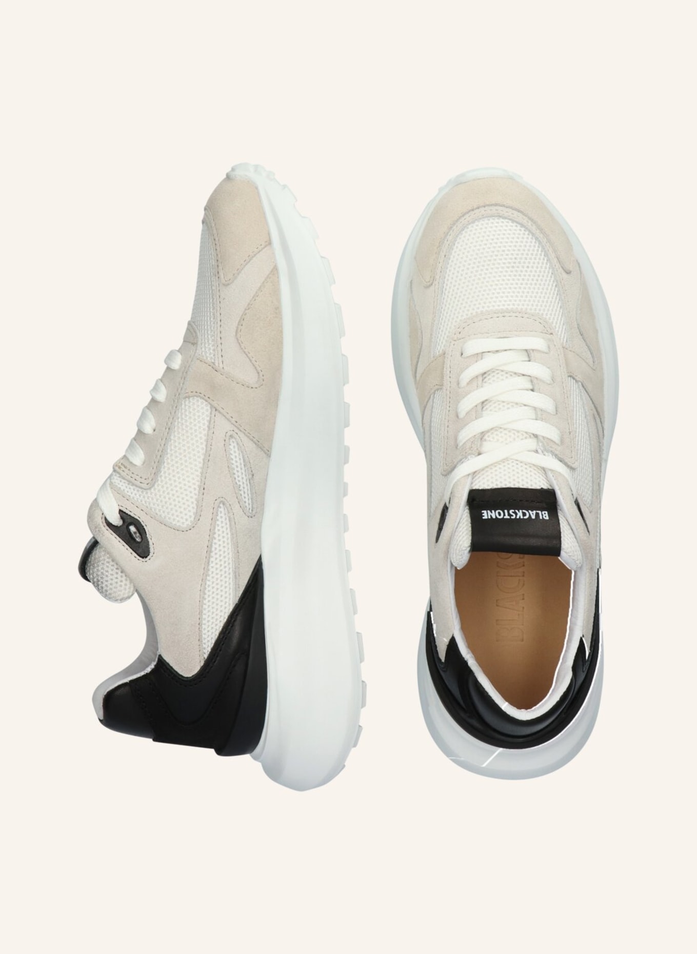 BLACKSTONE Sneaker: WEISS