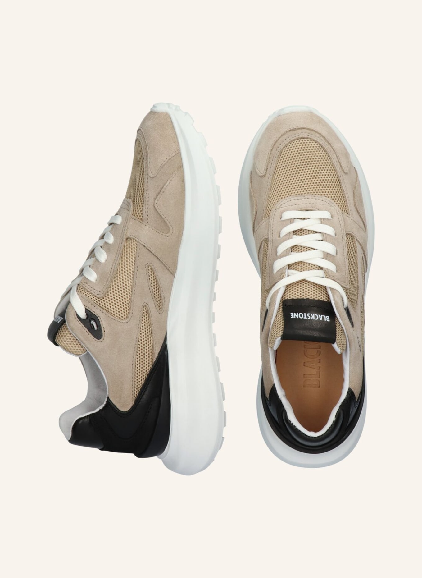 BLACKSTONE Sneaker: BEIGE