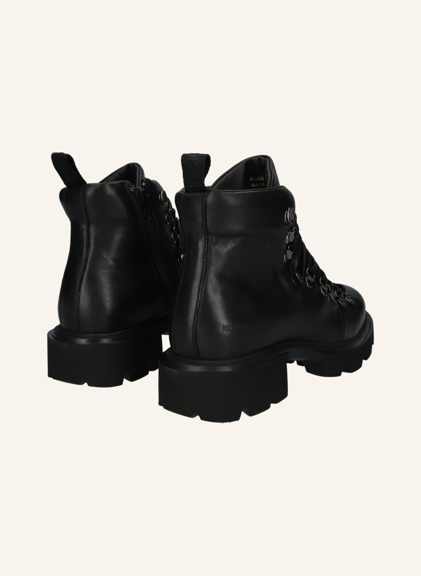 BLACKSTONE Lace-ups: SCHWARZ
