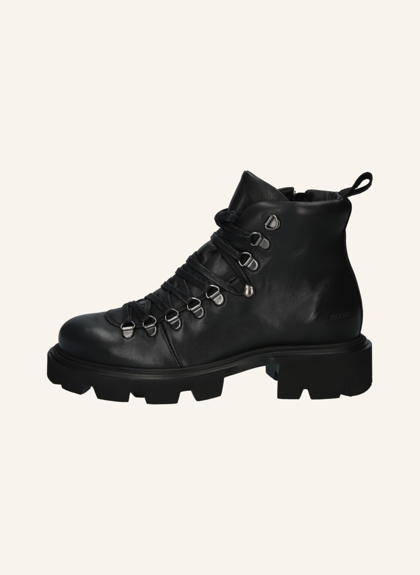 BLACKSTONE Lace-ups: SCHWARZ
