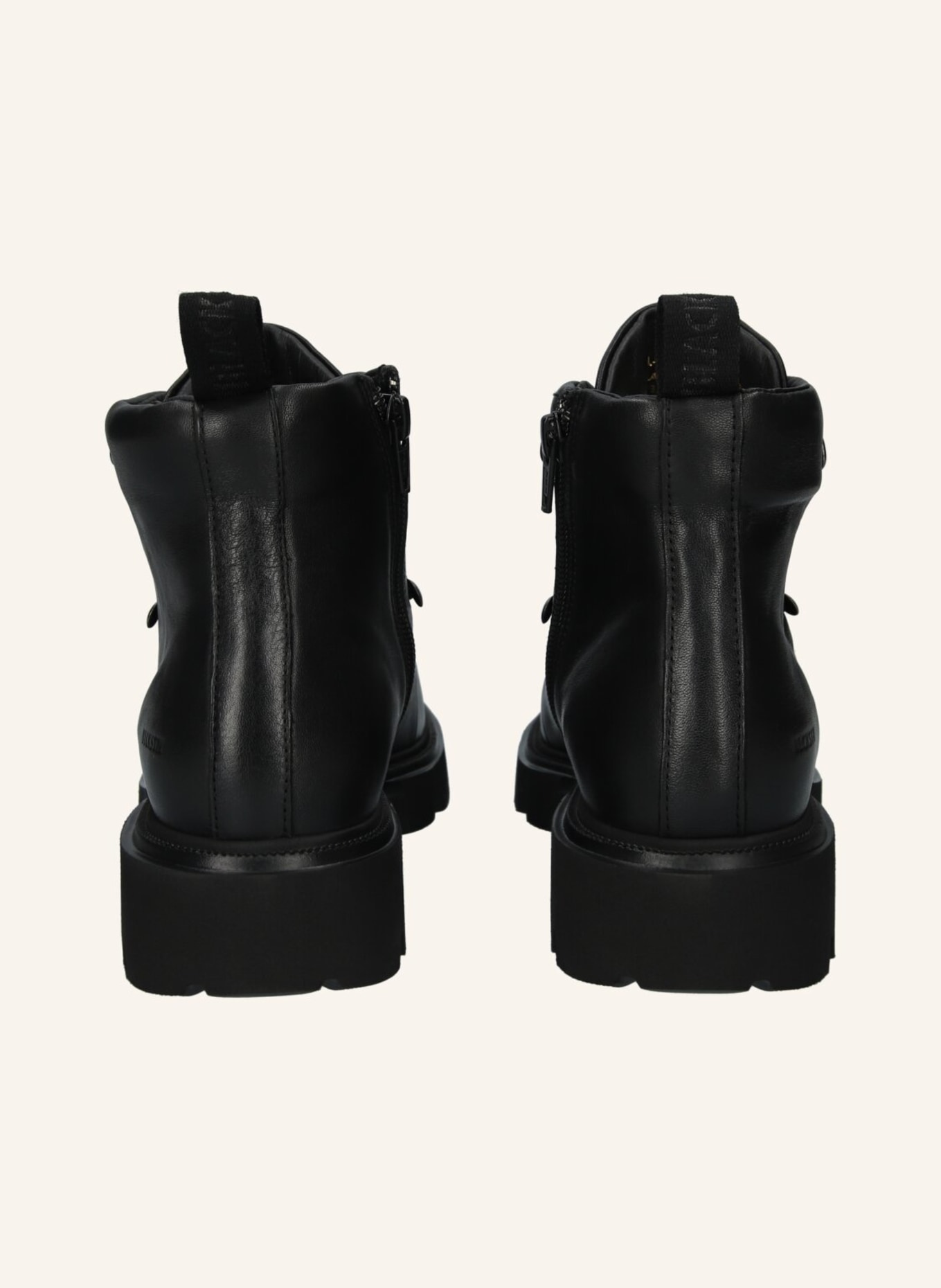 BLACKSTONE Lace-ups: SCHWARZ