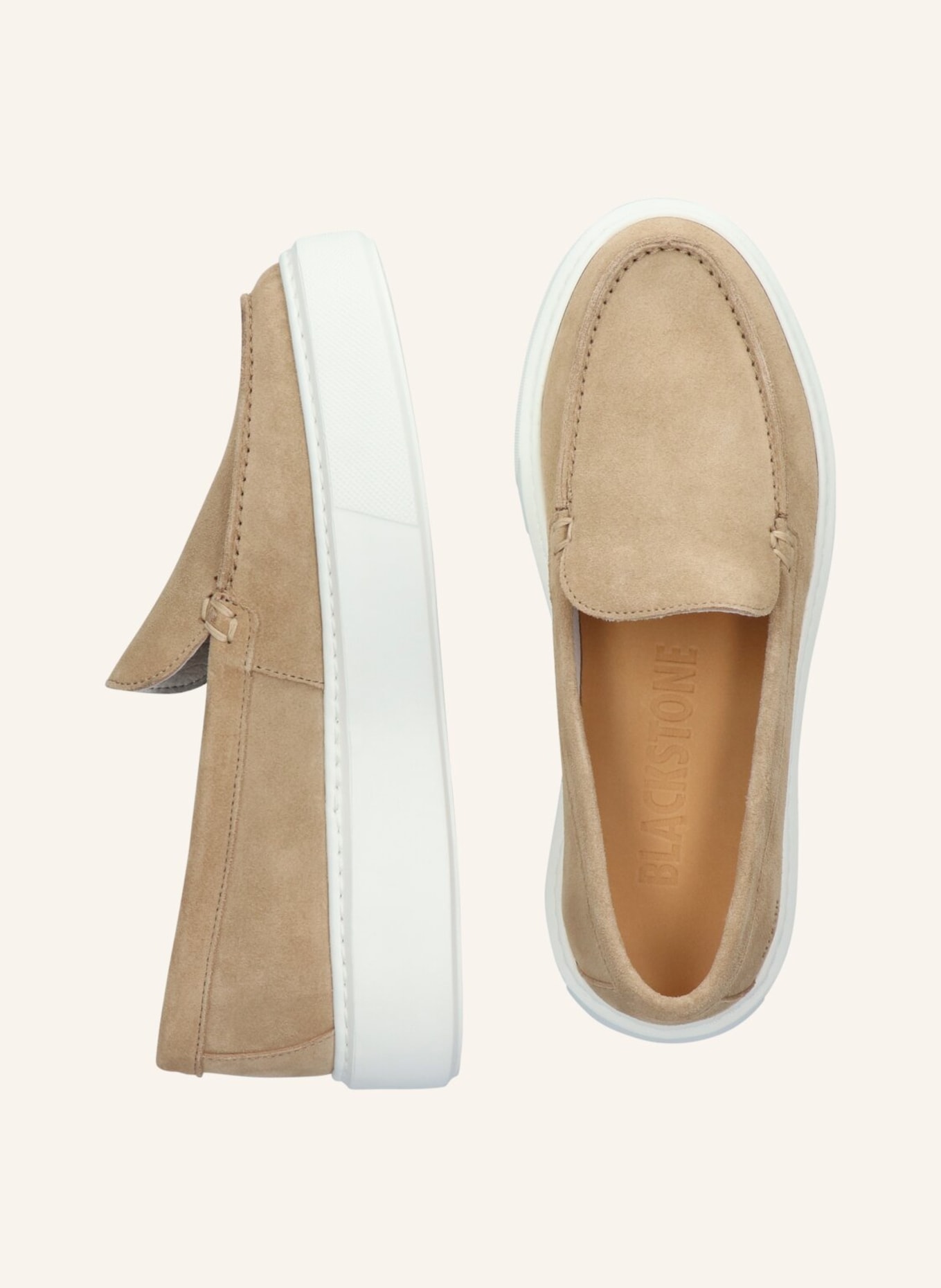 BLACKSTONE Slip-ons, Farbe: BEIGE (Bild 4)