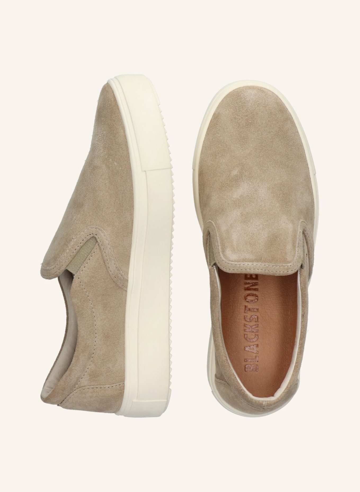 BLACKSTONE Slip-ons, Farbe: BEIGE (Bild 4)