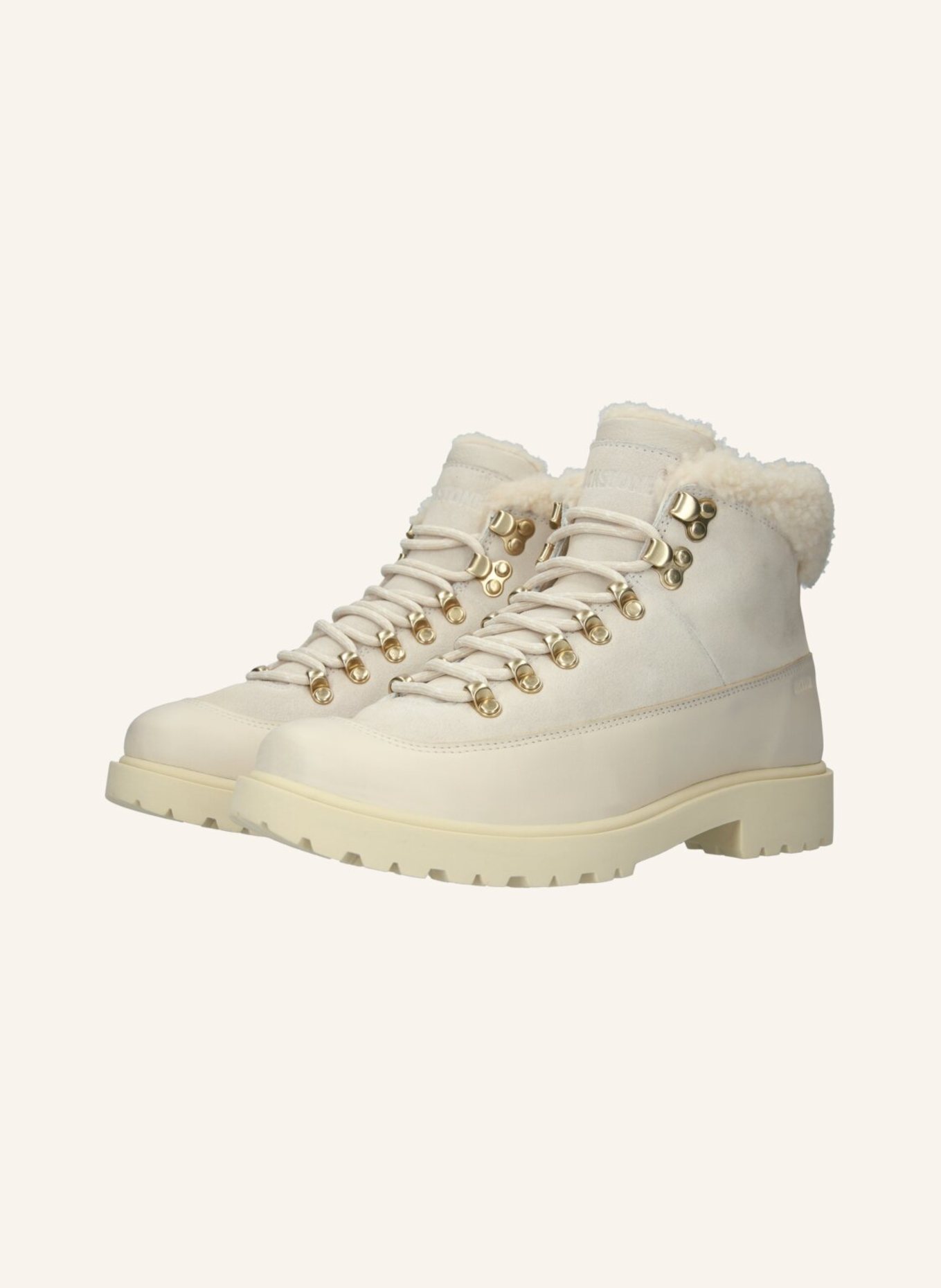 BLACKSTONE Schnürboots: CREME
