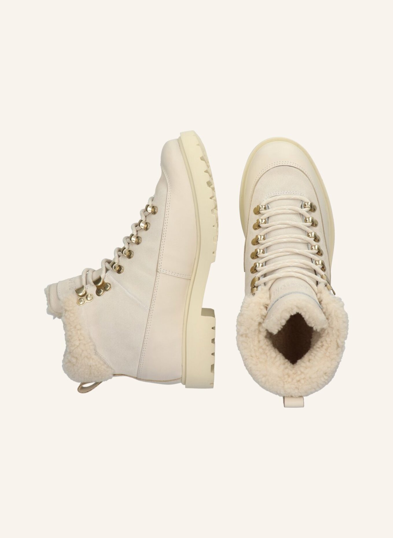 BLACKSTONE Schnürboots: CREME