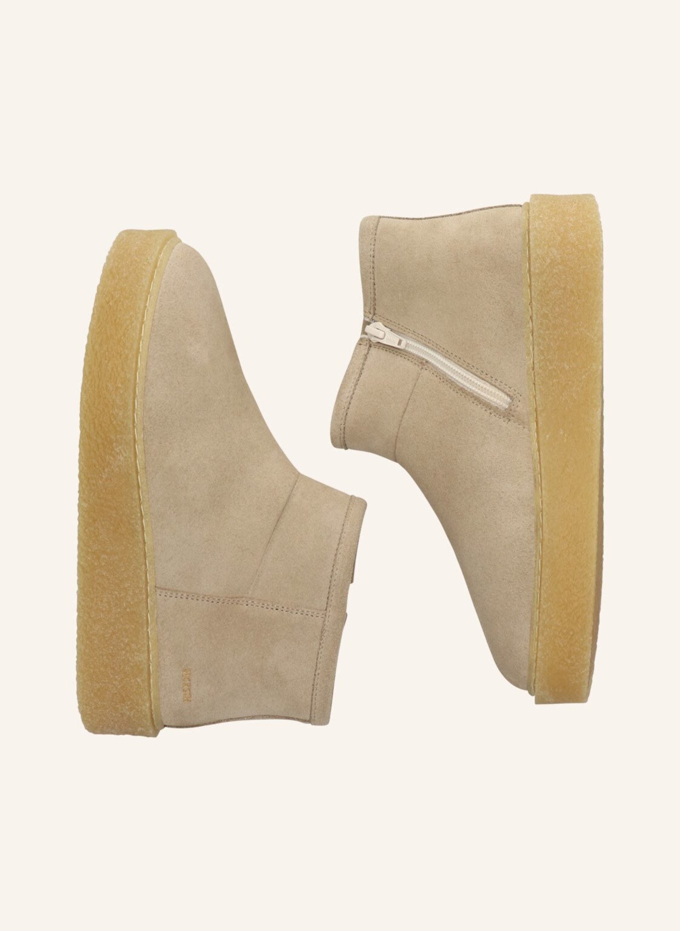 BLACKSTONE Schnürboots: BEIGE