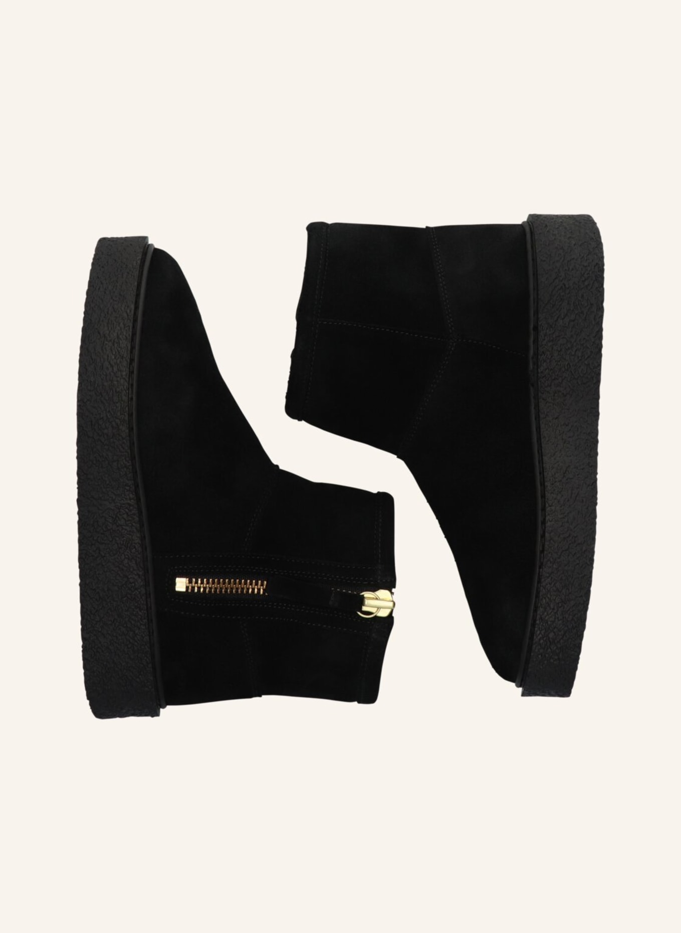 BLACKSTONE Schnürboots: SCHWARZ