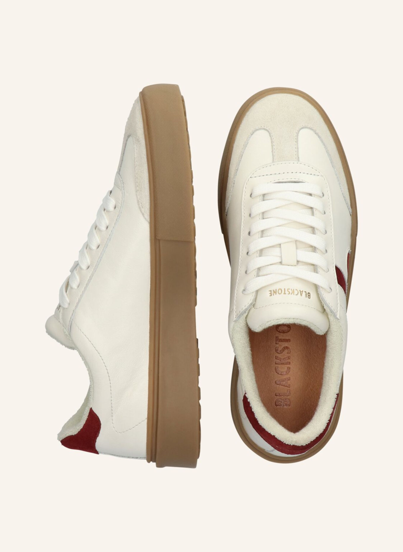 BLACKSTONE Sneaker: WEISS