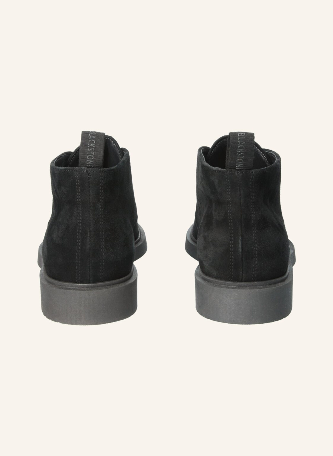 BLACKSTONE Desert boots: SCHWARZ