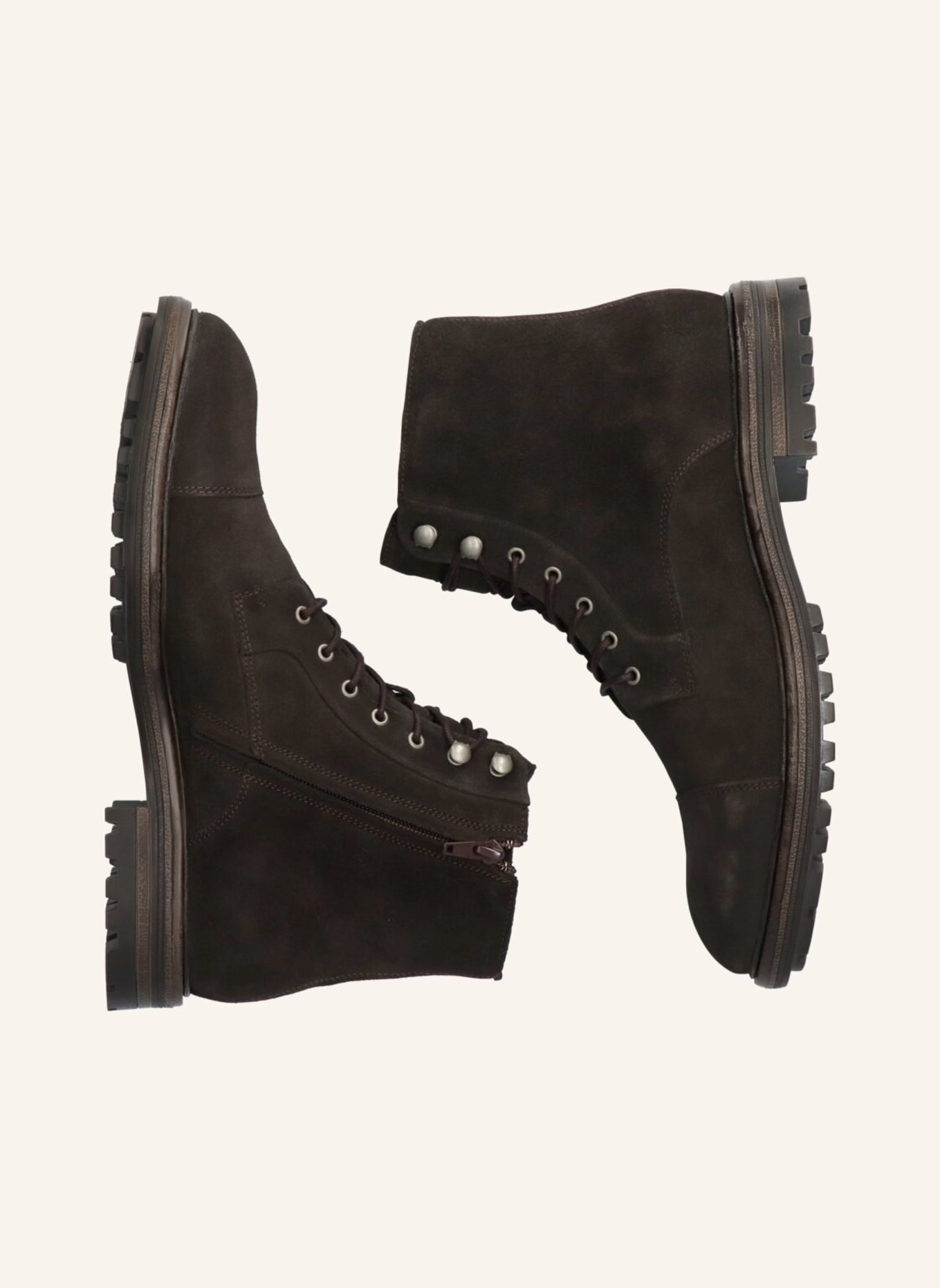 BLACKSTONE Lace-ups: DUNKELBRAUN