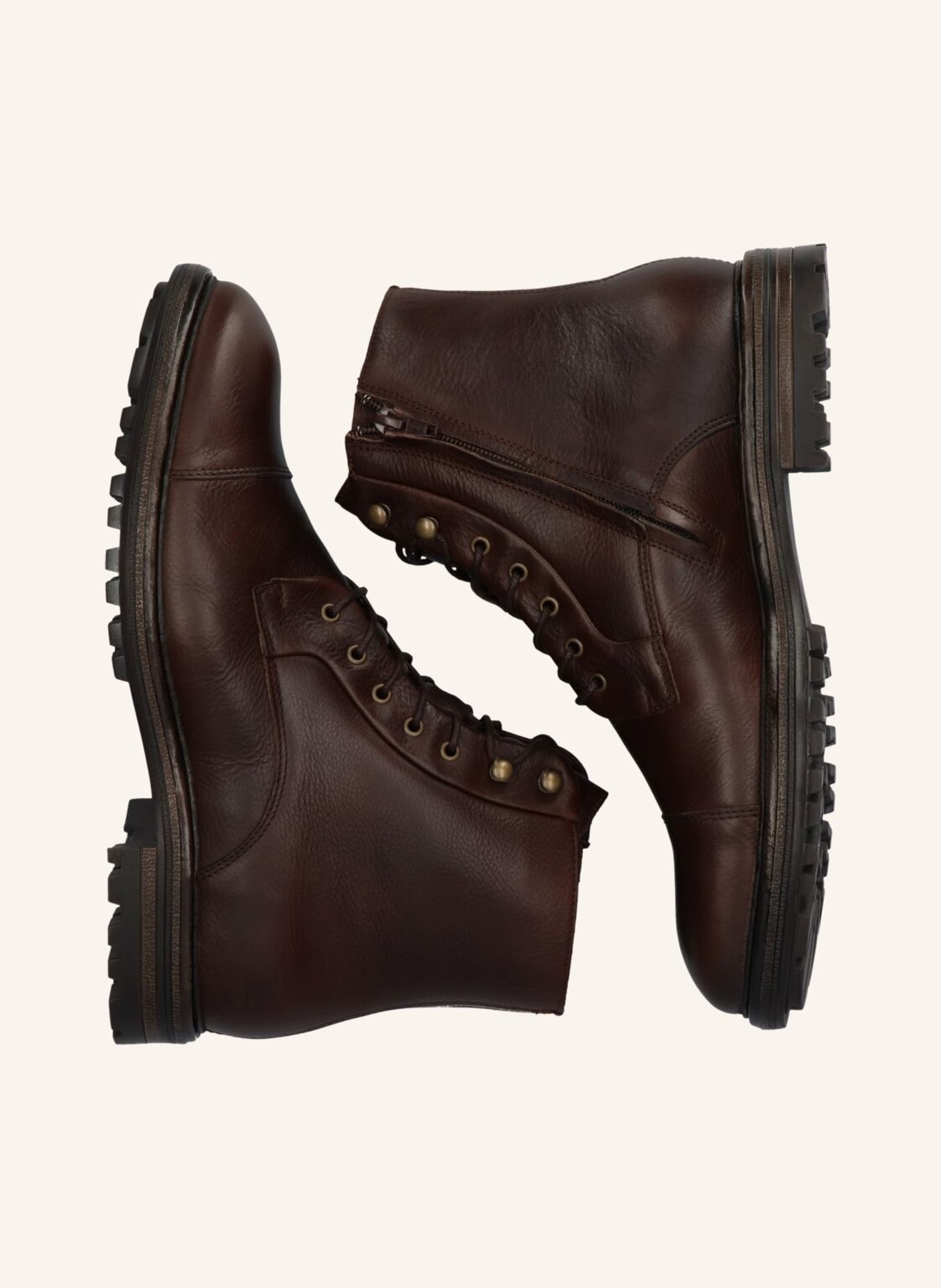 BLACKSTONE Lace-ups: DUNKELBRAUN