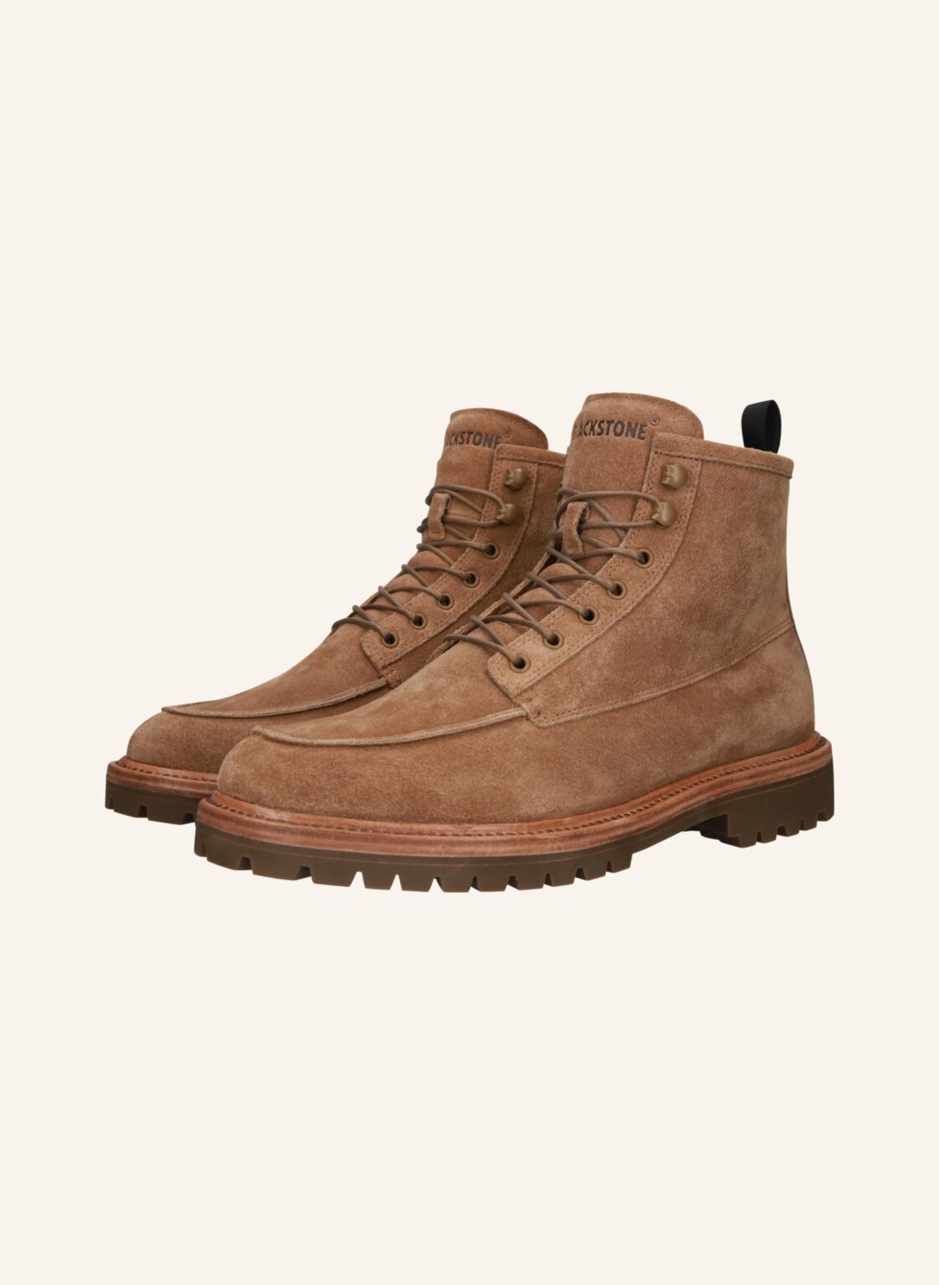 BLACKSTONE Schnürboots: HELLBRAUN
