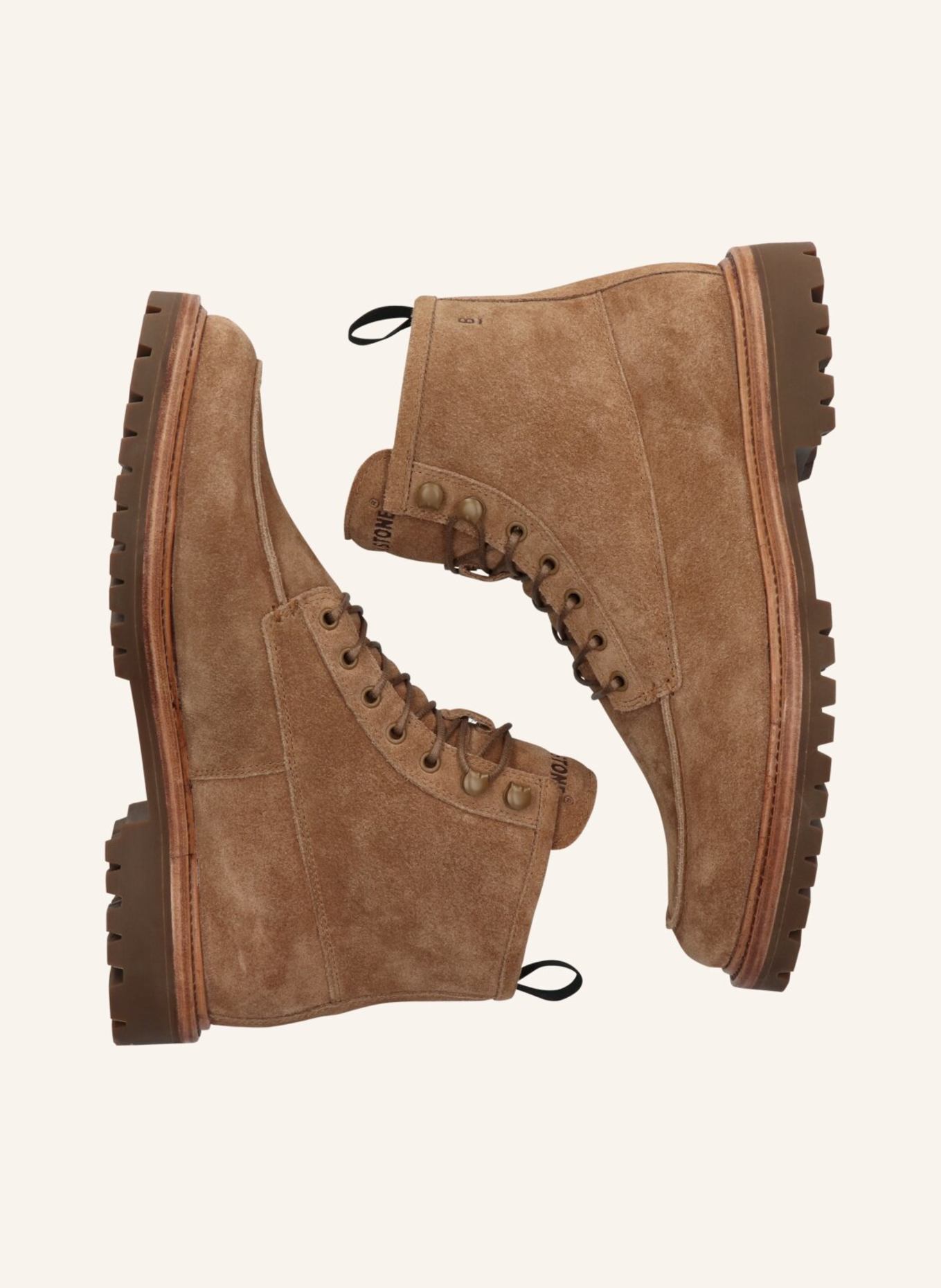 BLACKSTONE Schnürboots: HELLBRAUN