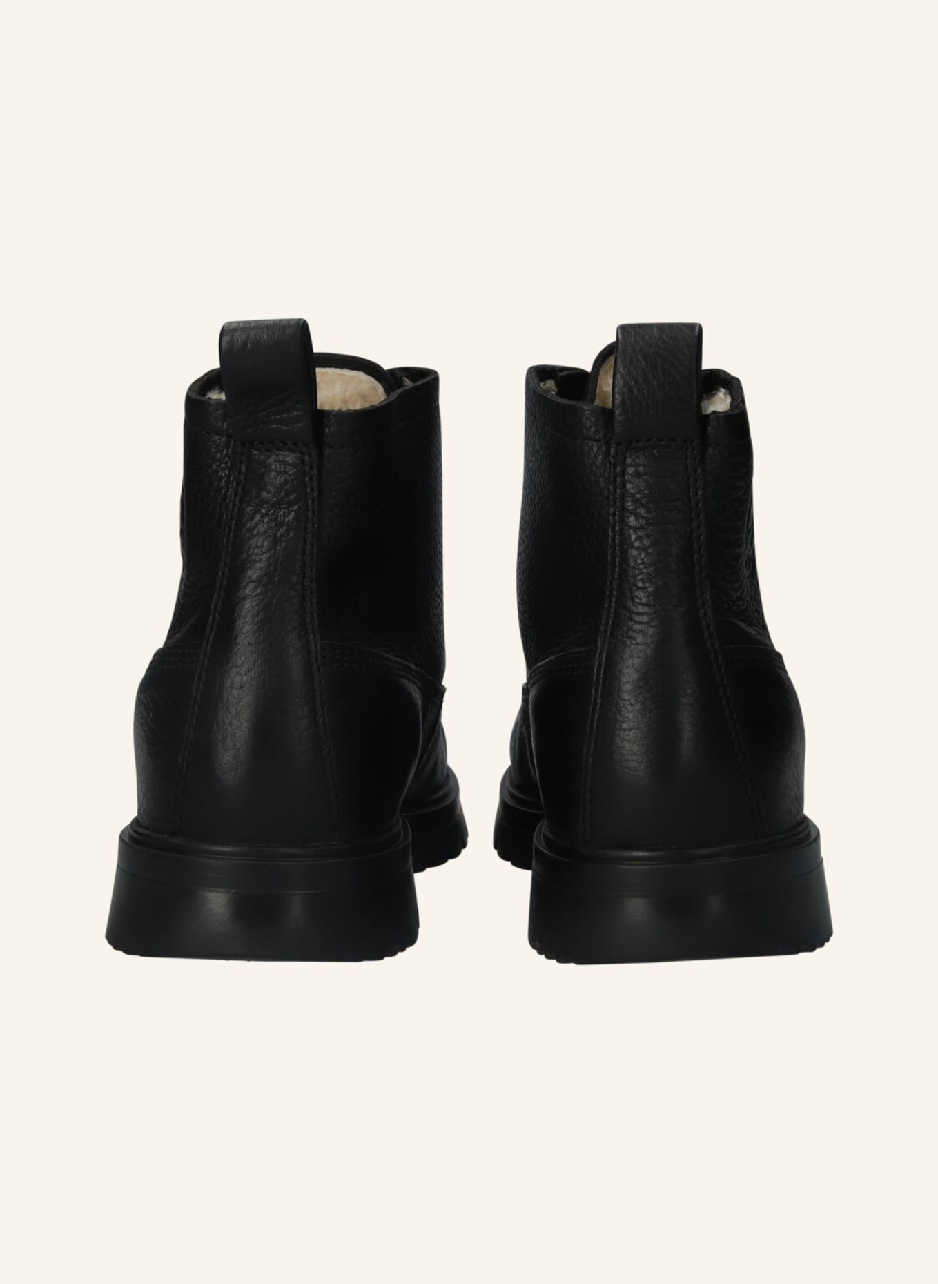 BLACKSTONE Schnürboots: SCHWARZ