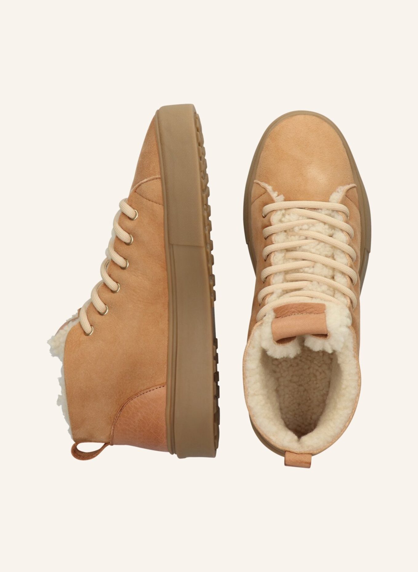 BLACKSTONE Sneaker: HELLBRAUN