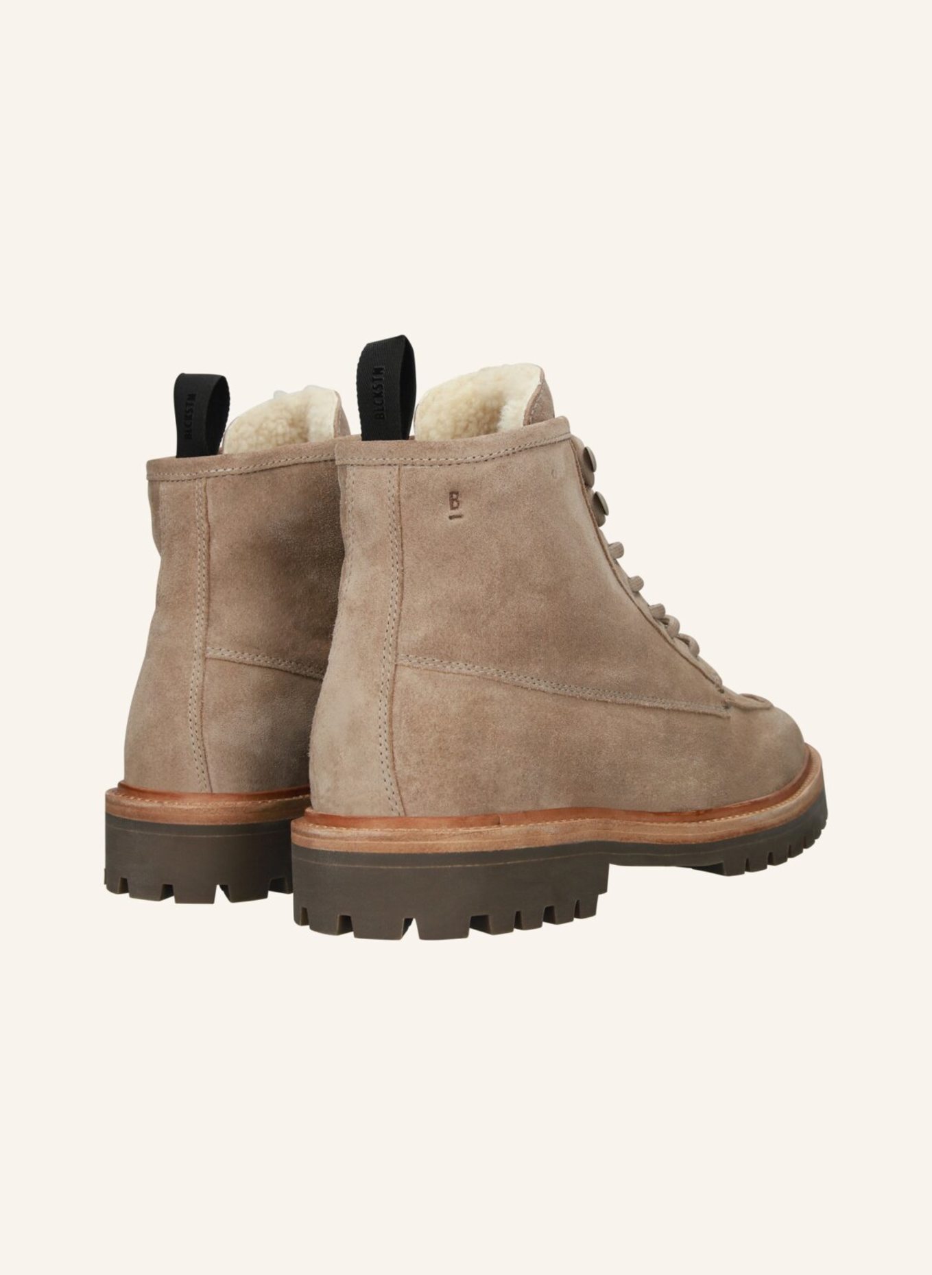 BLACKSTONE Schnürboots: BEIGE