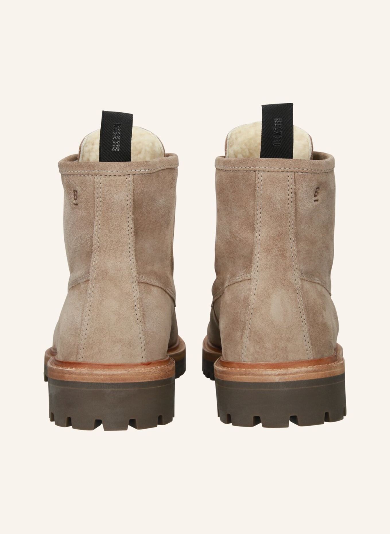 BLACKSTONE Schnürboots: BEIGE