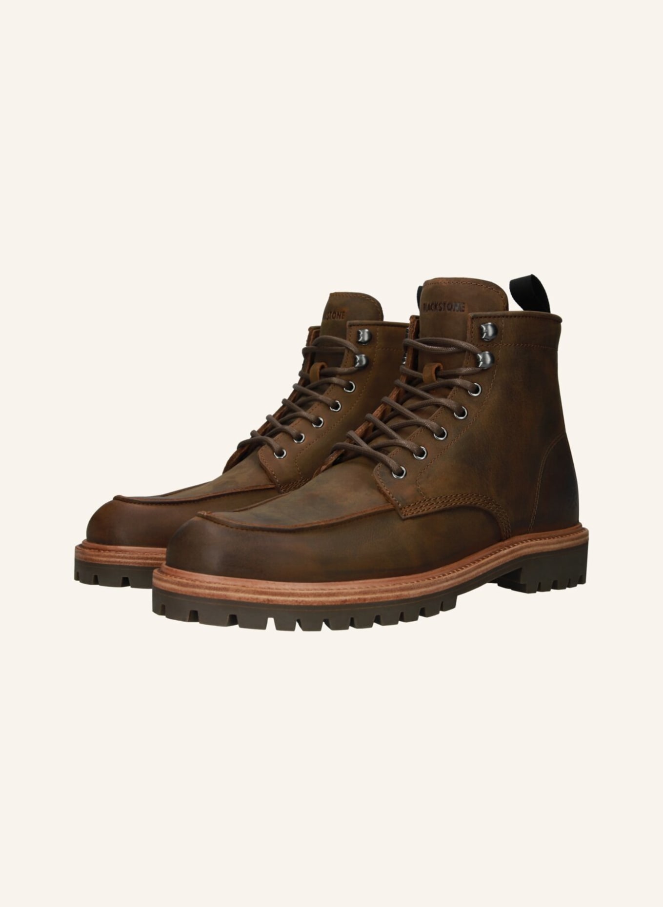 BLACKSTONE Schnürboots: BRAUN