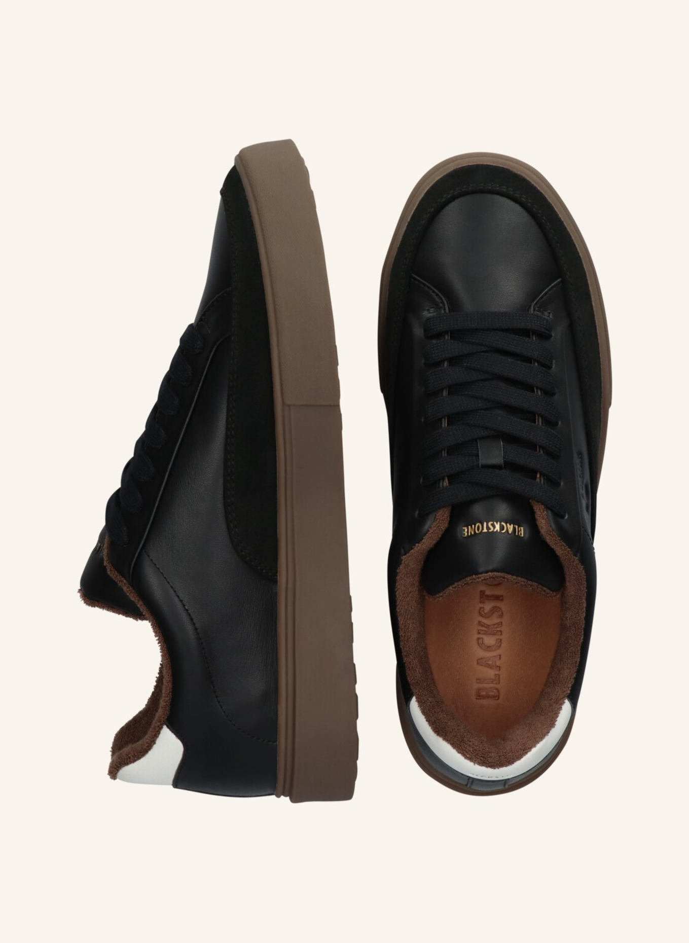 BLACKSTONE Sneaker: SCHWARZ