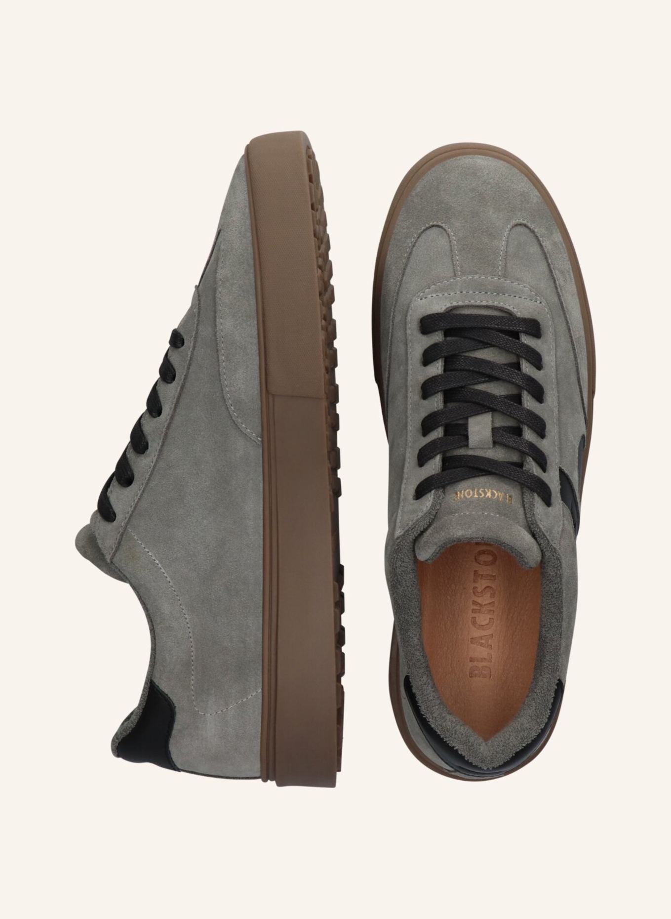 BLACKSTONE Sneaker: GRAU