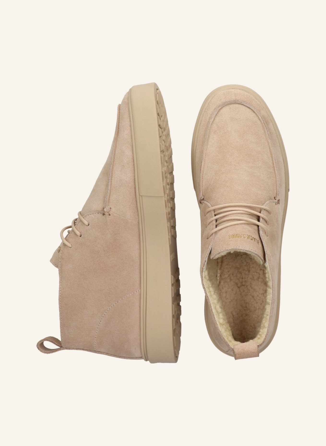 BLACKSTONE Chukka: BEIGE