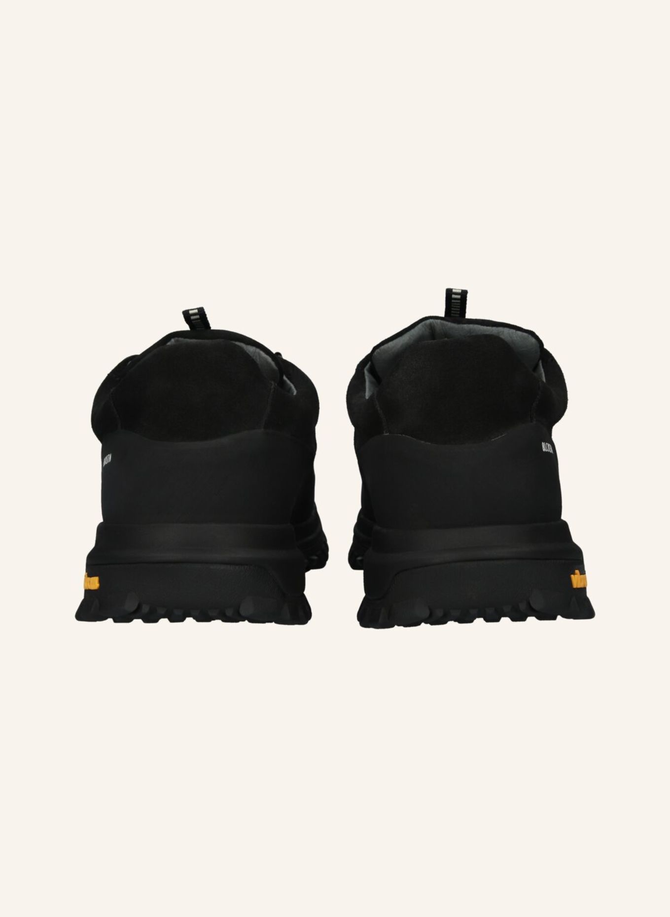 BLACKSTONE Schnürboots: SCHWARZ