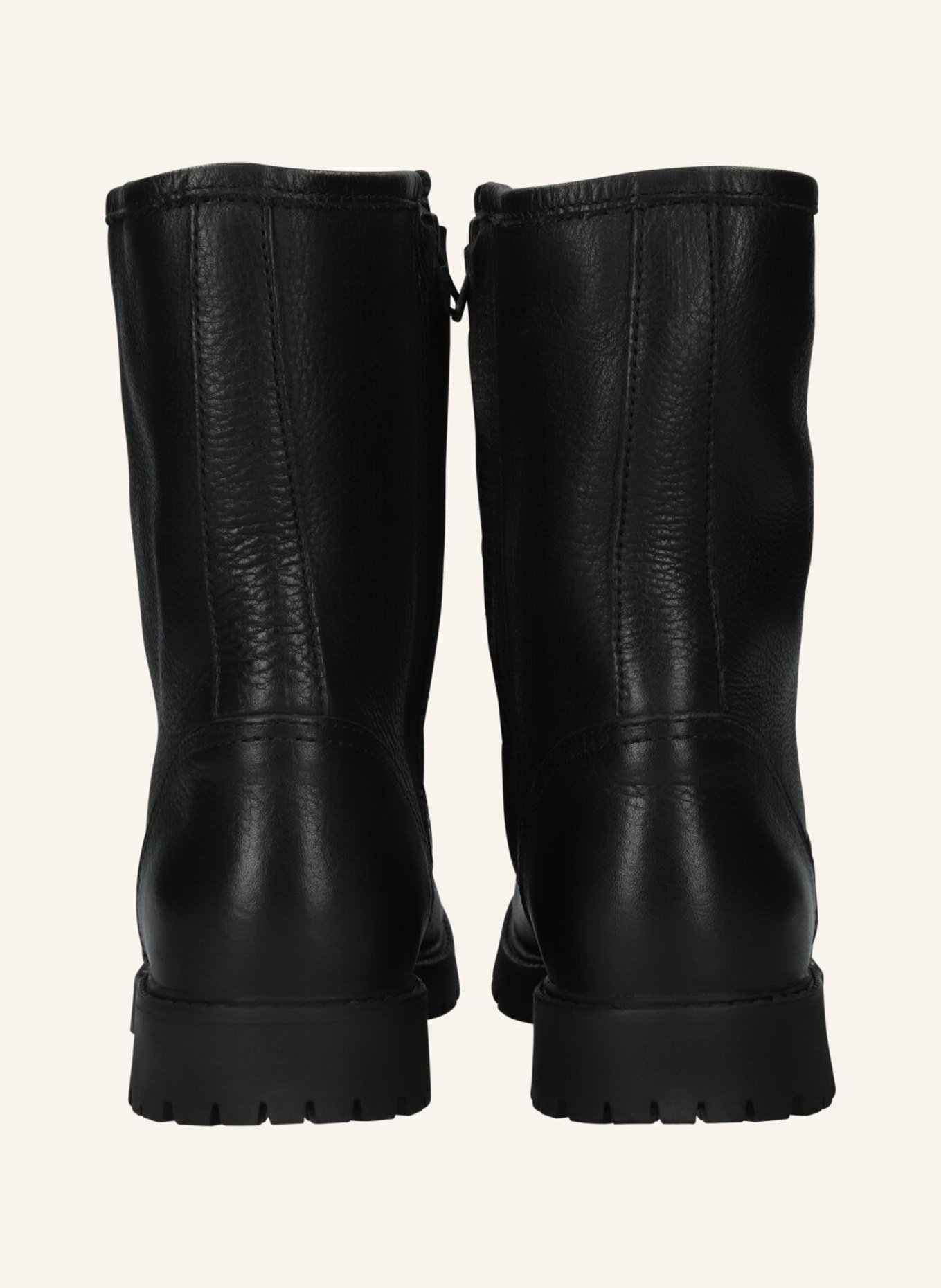 BLACKSTONE Schnürboots: SCHWARZ