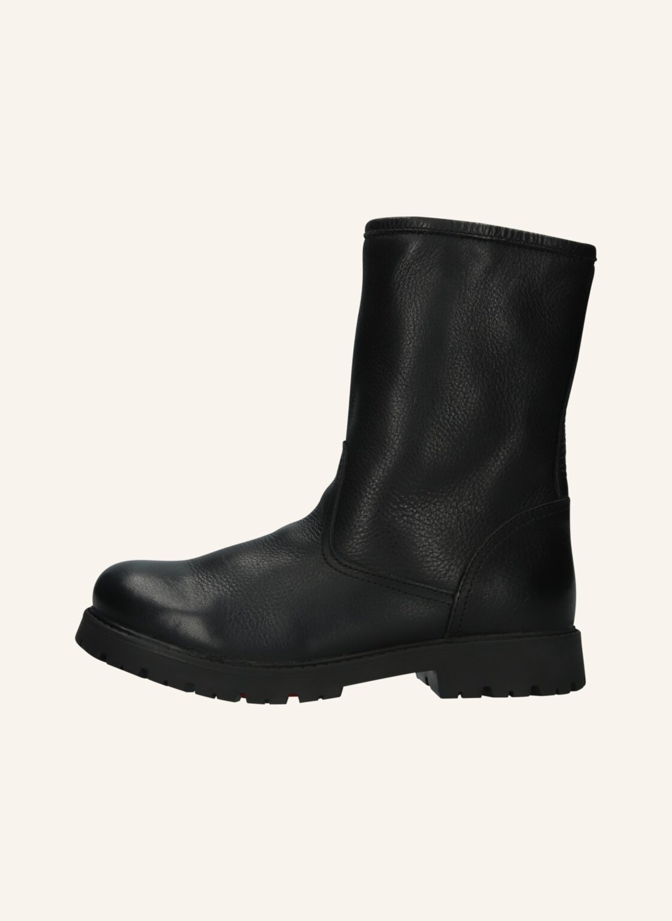 BLACKSTONE Schnürboots: SCHWARZ