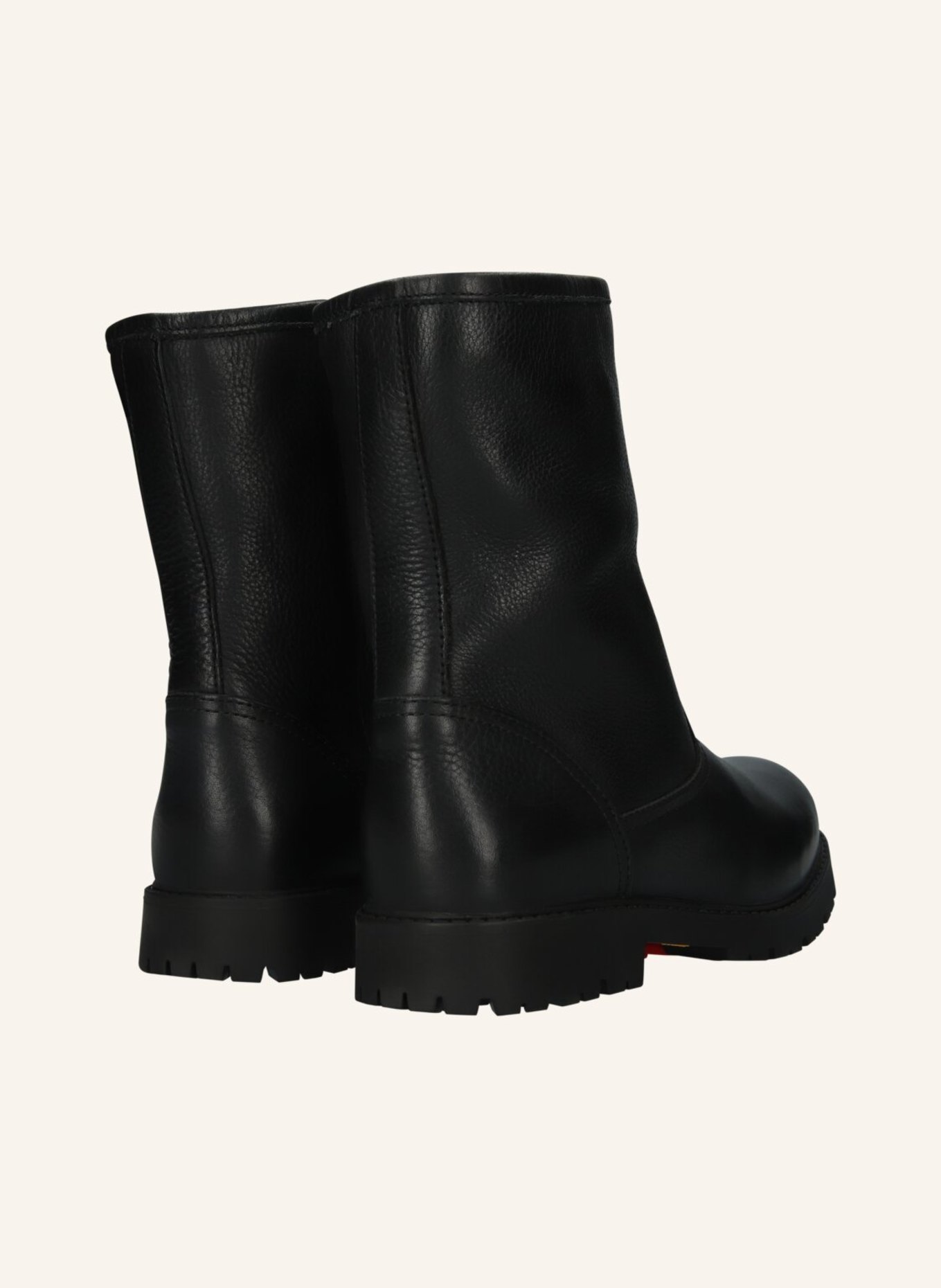 BLACKSTONE Schnürboots: SCHWARZ
