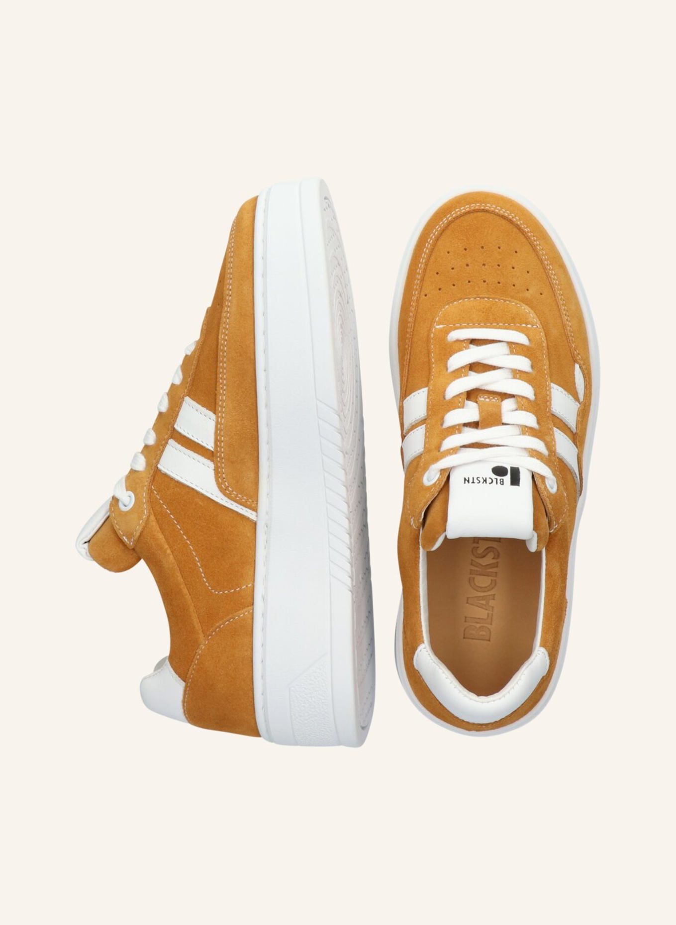 BLACKSTONE Sneaker: HELLBRAUN