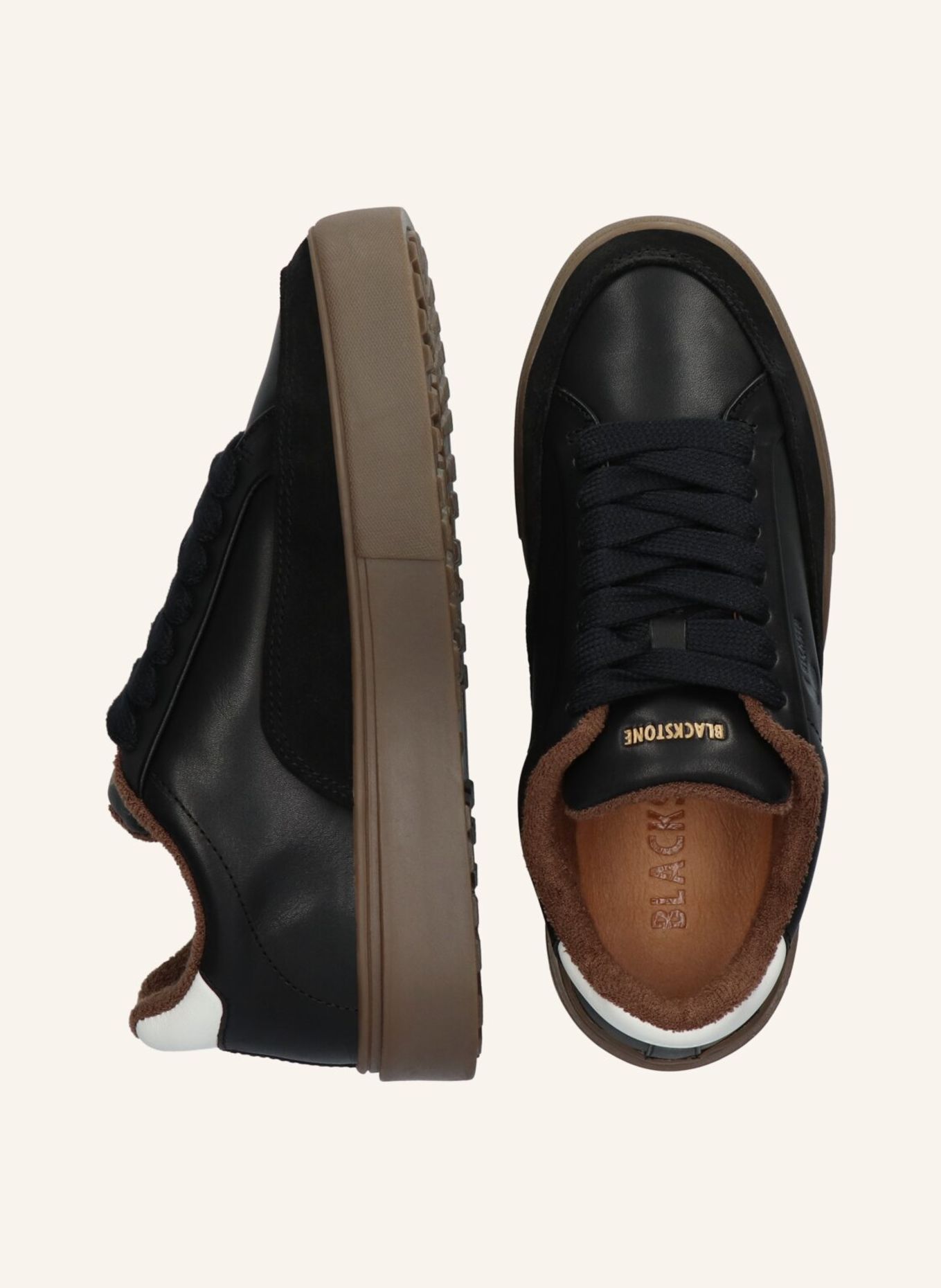 BLACKSTONE Sneaker: SCHWARZ