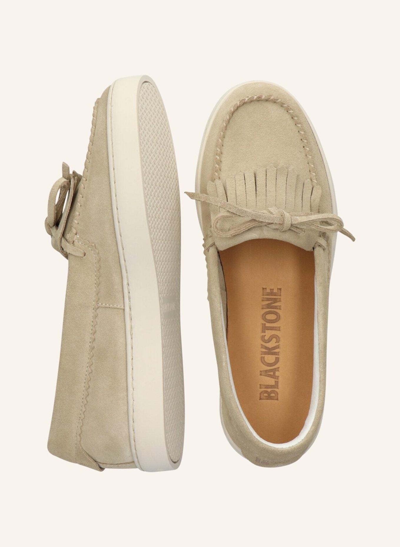 BLACKSTONE Slip-ons: BEIGE