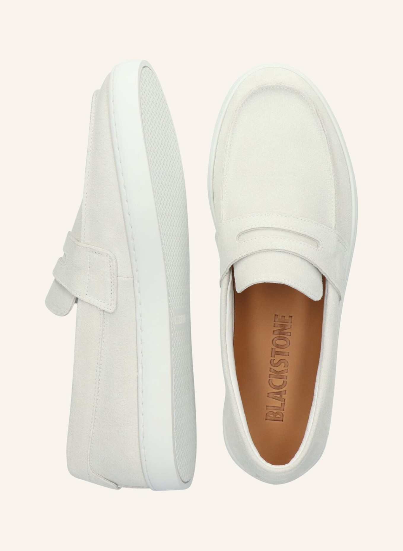 BLACKSTONE Slip-ons: HELLGRAU