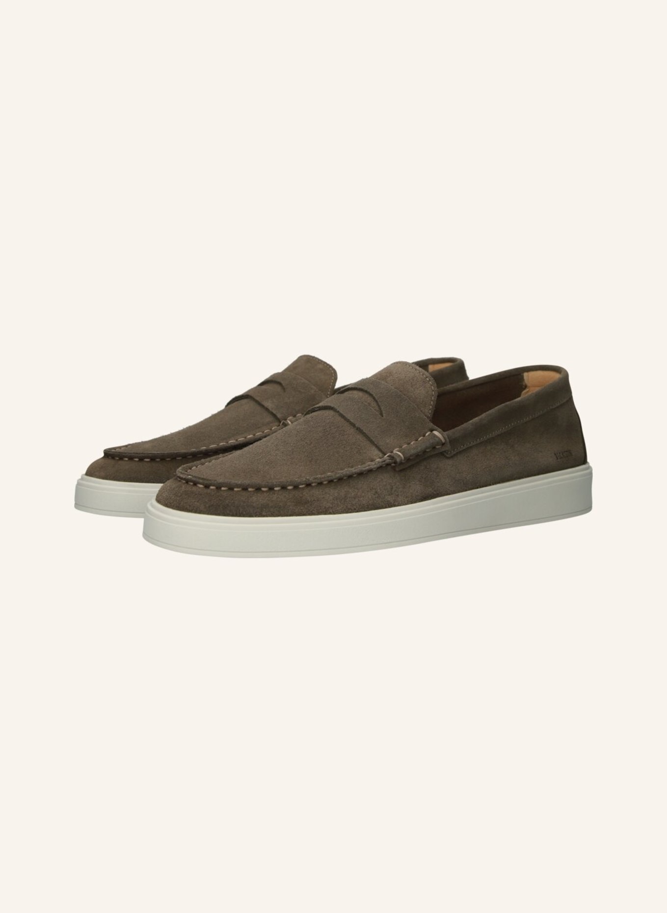 BLACKSTONE Slip-ons: DUNKELBRAUN