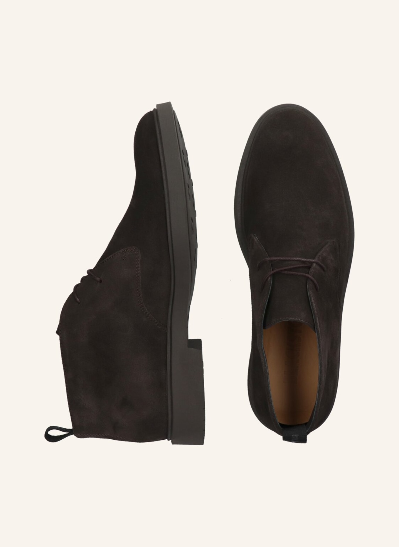 BLACKSTONE Desert boots: DUNKELBRAUN