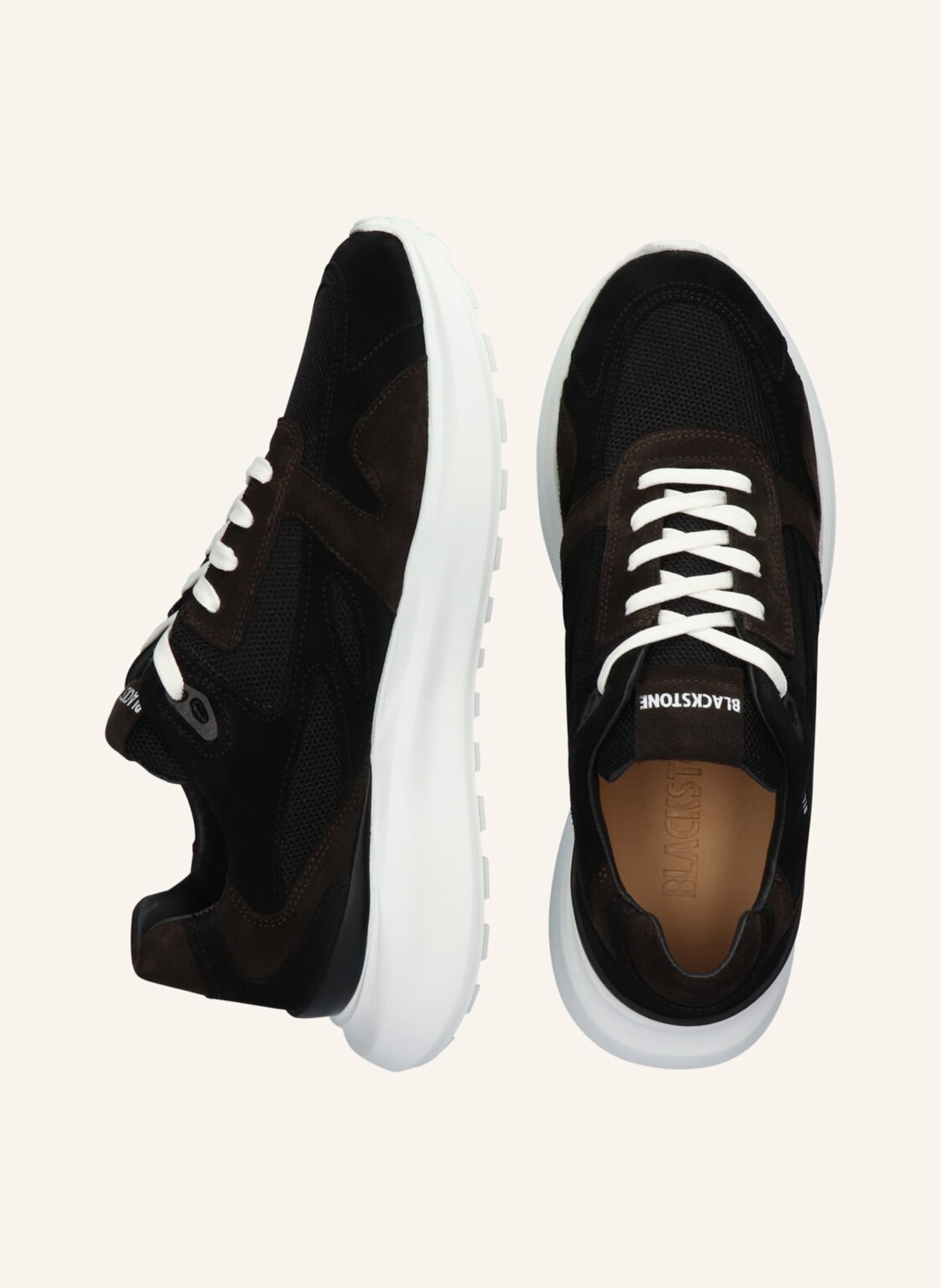 BLACKSTONE Sneaker: SCHWARZ