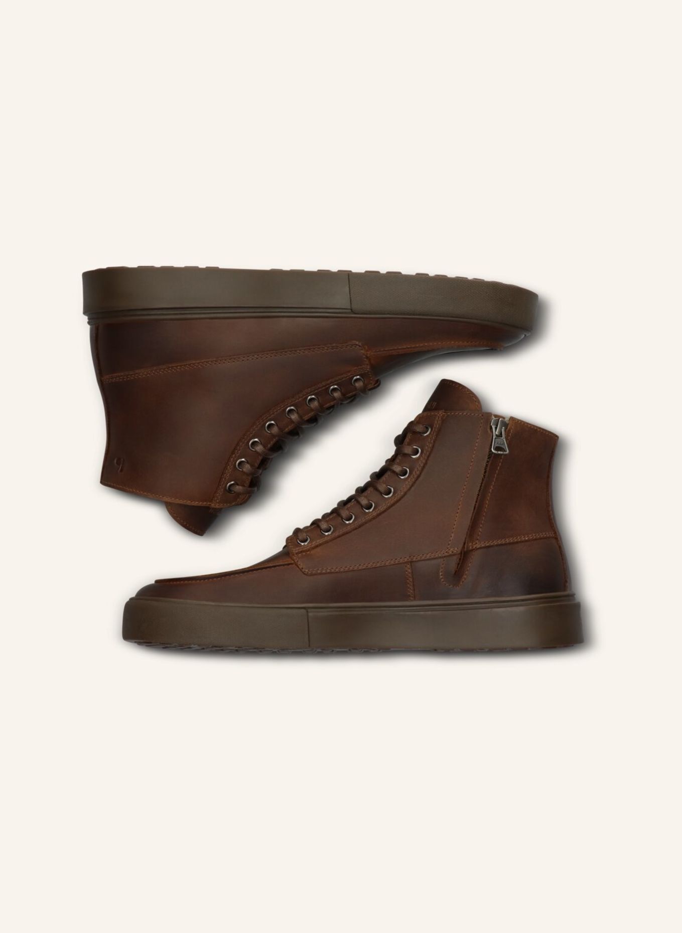 BLACKSTONE Sneaker: DUNKELBRAUN