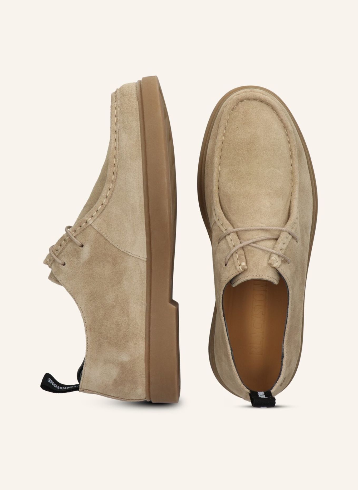 BLACKSTONE Desert boots: BEIGE