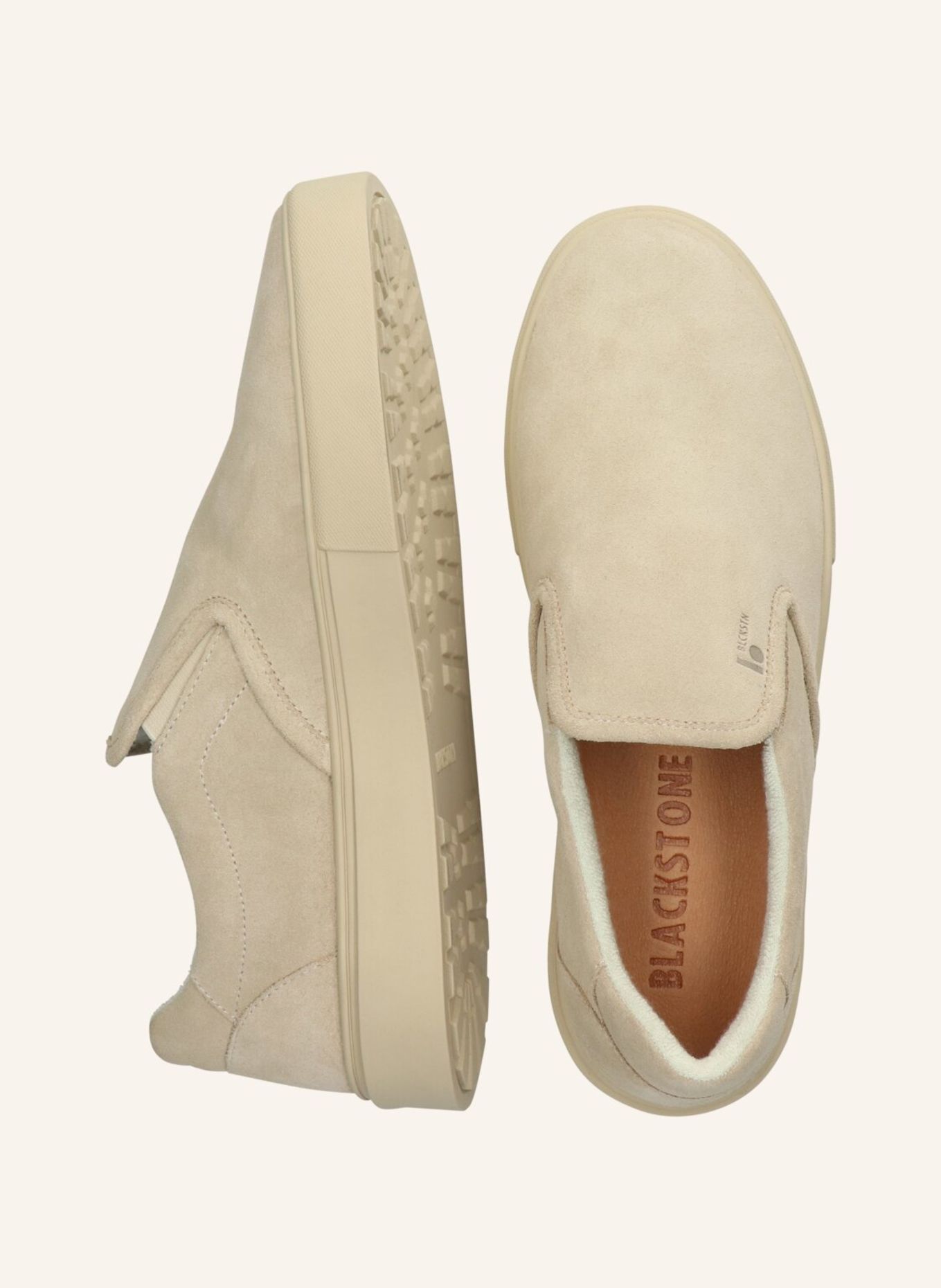BLACKSTONE Slip-ons: BEIGE